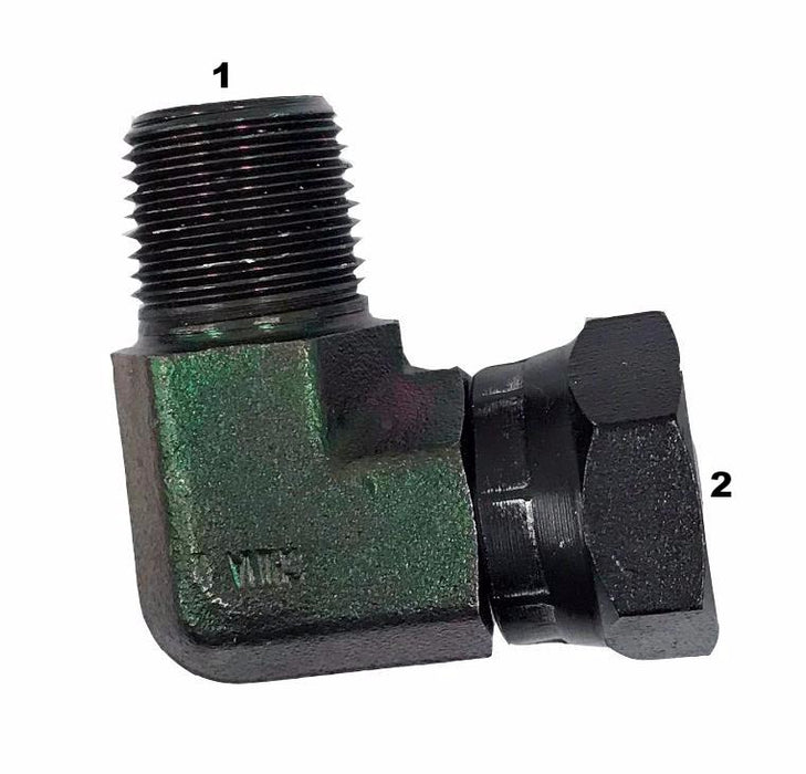 1501 Restrictor |  Male Pipe to Female Pipe Swivel Adapter