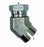 1504  |  Female Pipe to Female Pipe Swivel Adapter - 45 Degree Elbow
