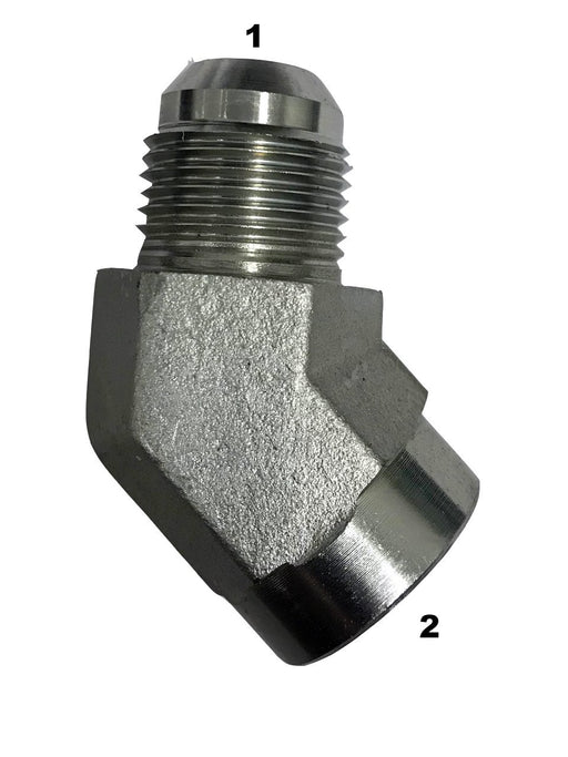 2505  |  Male JIC to Female Pipe Adapter 45 Degree Elbow