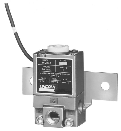 350283  |  Electric Solenoid-Operated Valve for Modular Lube System