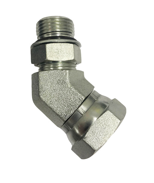 6902  |  Male O-Ring to Female Pipe Swivel 45 Degree Elbow