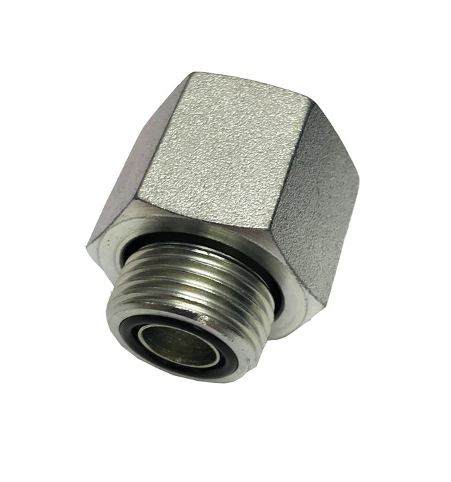 FF2406  |  Female O-Ring Face Seal Swivel to Male O-Ring Face Seal Reducer