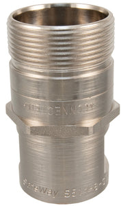 S511-8-STL  | 1" Male Tip Half Coupler