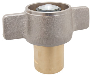 S515W-8-STL  |  1" Female Half Wingnut